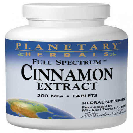 Planetary Herbals FS Cinnamon Extract Vegi Capsules, 200 Mg, 60 Count