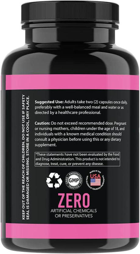 Angry Supplements Hot & Skinny Thermogenic Diet Pills, Weight Loss Capsules for Women, Fast Fat Burning, Non-Gmo All-Natural Metabolism Booster, Appetite Suppressant (1-Bottle, 60 Ct)