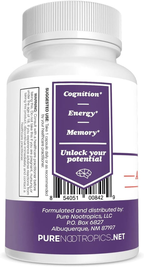 Acetyl L-Carnitine (ALCAR) 500 Mg Capsules | 180 Veg Cap Value Pack | Brain Health & Memory Support | in House & Rigorous 3Rd Party Testing for Higher Purity & Potency