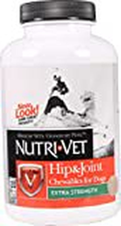 Nutri-Vet Hip & Joint Extra Strength Chewables for Dogs, 120 Count