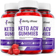 (3 Pack) Belly Blast Keto ACV Gummies - Apple Cider Vinegar Supplement for Weight Loss - Energy & Focus Boosting Dietary Supplements for Weight Management & Metabolism - Fat Burn - 180 Gummies