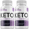 Carb Control Keto - Ketogenic Weight Loss - Energy & Focus Boosting Dietary Supplements for Weight Management & Metabolism - Advanced Fat Burn Raspberry Ketones Pills - 120 Capsules (2 Pack)