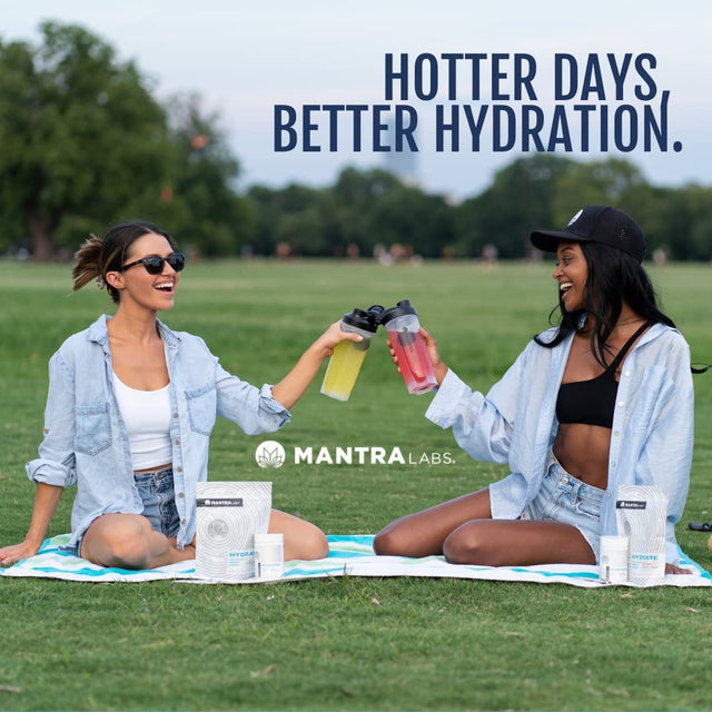 MANTRA Labs Hydrate Hydration Powder Packets | Zero Sugar Hydration Packets & Sugar Free Keto Electrolytes Powder Packets | Vitamins & Minerals for Workout Support | Vegan | Fruit Punch 15 Ct