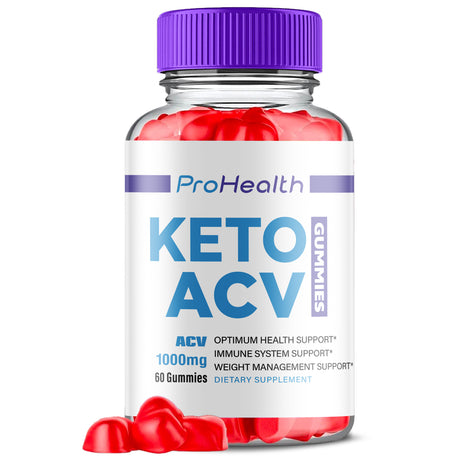 (1 Pack) Prohealth Keto ACV Gummies - Apple Cider Vinegar Supplement for Weight Loss - Energy & Focus Boosting Dietary Supplements for Weight Management & Metabolism - Fat Burn - 60 Gummies