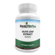 Real Herbs Olive Leaf Extract 750Mg - Standardized to 20% Oleuropein - 60 Vegetarian Capsules