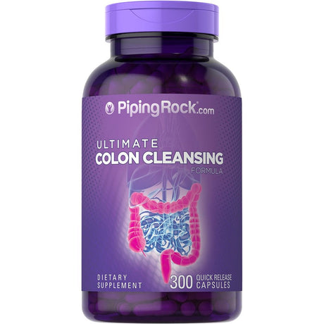 Ultimate Colon Cleanser | 300 Quick Release Capsules | Non-Gmo, Gluten Free | by Piping Rock