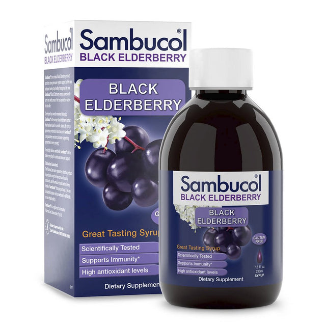 Sambucol Black Elderberry Original Immune Support Syrup - 7.8Z