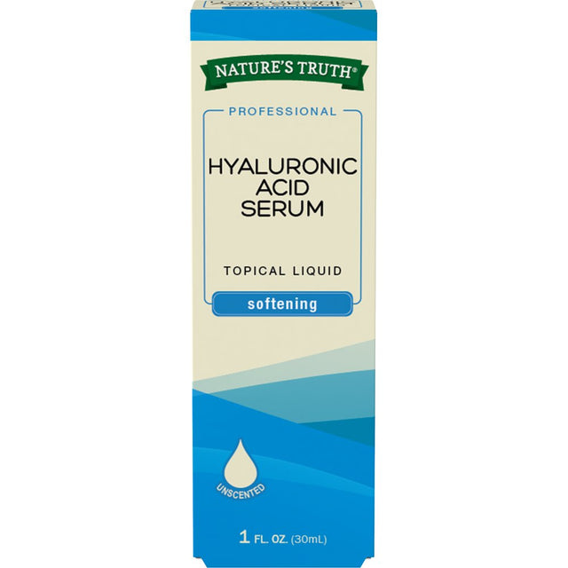 Hyaluronic Acid Serum for Face & Skin | 1Oz | Professional Strength | GC/MS Tested | by Nature'S Truth