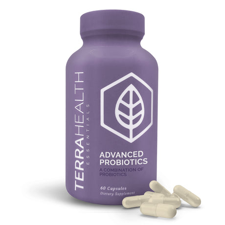 Terra Health Essentials® Advanced Probiotics | Bacillus Coagulans Probiotic Supplement (1 Pack, 60 Capsules)