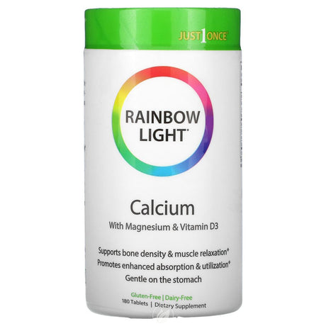 Rainbow Light, Just Once, Calcium , 180 Tablets, Pack of 2