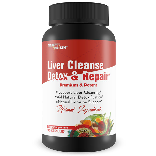 Liver Cleanse Detox & Repair - Liver, Kidney, & Colon Cleanse - Herbal Liver Cleanse Supplement with Dandelion Root, Aloe, Turmeric, Ginger - Promote Liver Health Naturally - Premium Formula