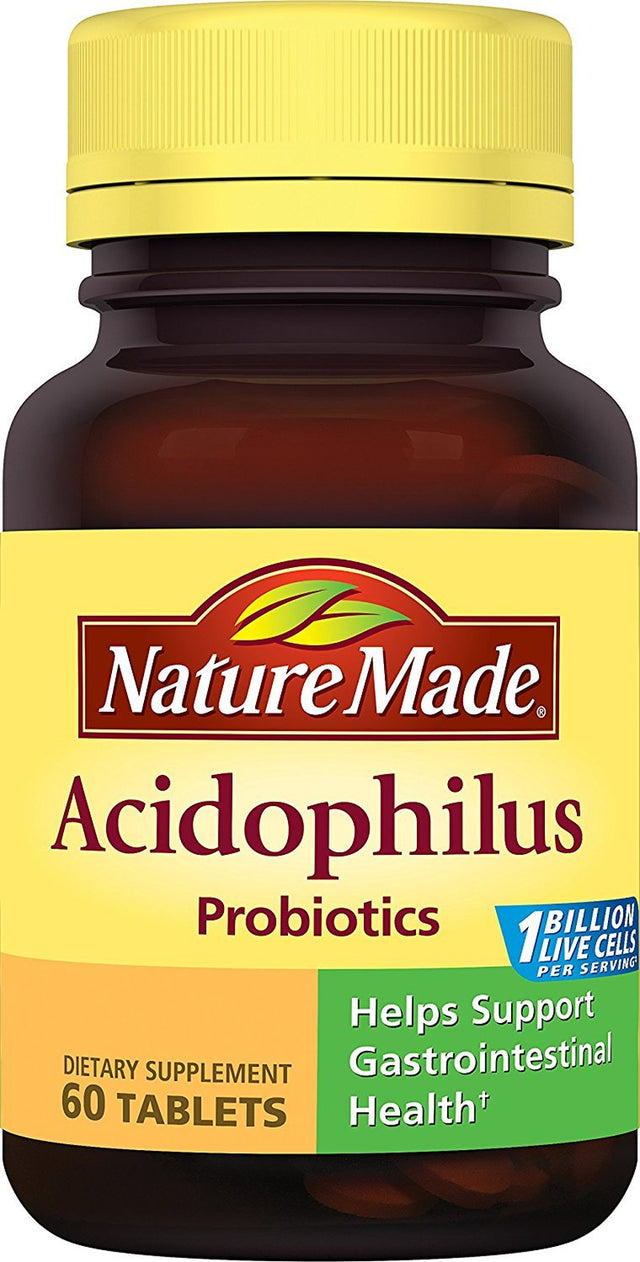 Nature Made Acidophilus Probiotics, 60 Count