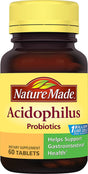 Nature Made Acidophilus Probiotics, 60 Count