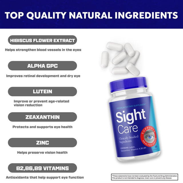 (3 Pack) Sight Care - Revolutionary Advanced Vision Matrix Formula - Supports Healthy Vision - Dietary Supplement for Eyes Sight - 180 Capsules