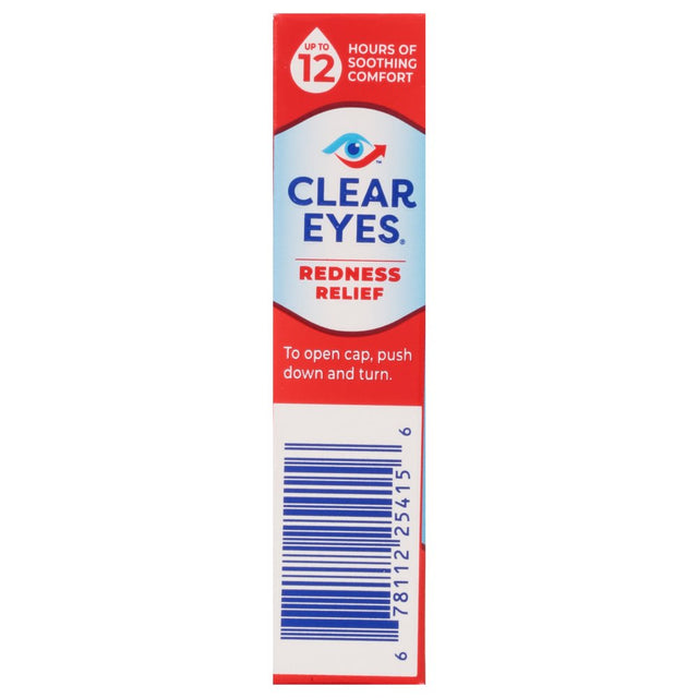 Clear Eyes Redness Eye Relief Lubricant Eye Drops, 0.5 Fl Oz