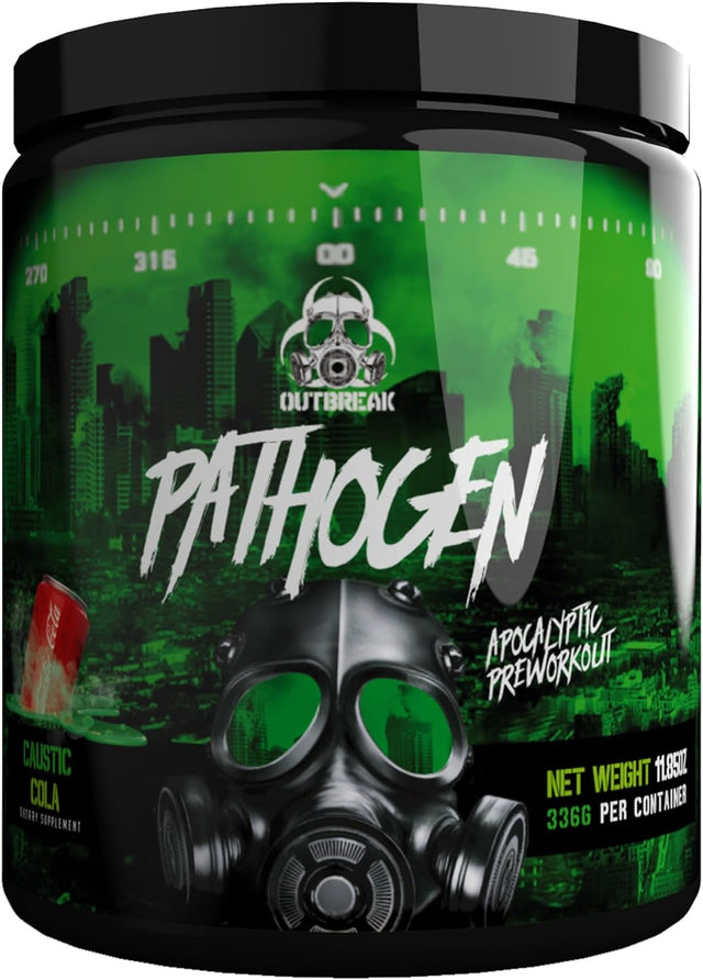 Pathogen Pre Workout - Energy Boosting Preworkout Powder, Energy Inducing Stimulants and Muscle Pump Evoking Compounds (25 Servings, Caustic Cola)