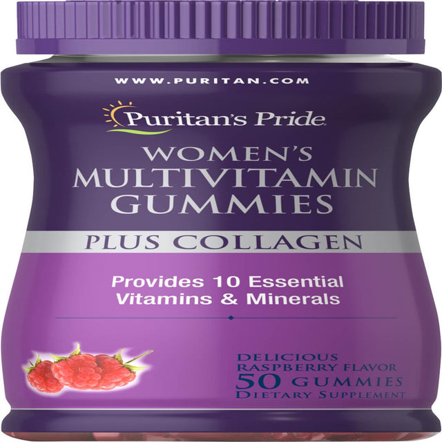 Puritan'S Pride Women'S Multivitamin Gummies plus Collagen