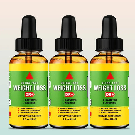 Fast Effective Diet Drops - Suppress Appetite, Burn Fat | 3-Pack