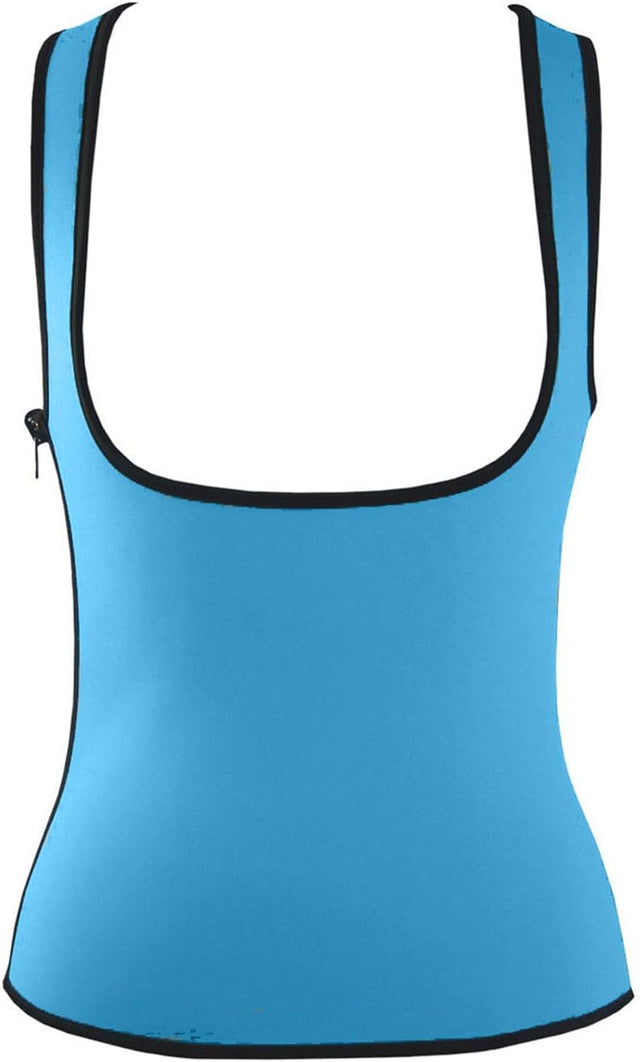 Womens Slimming Vest Hot Thermo Sweat Shirt Body Shapers Weight Loss Tank Top Neoprene Sauna Vest