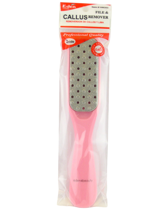 Eden Unisex Adult 2 Sided File & Callous Remover for Feet - 1 Pc.