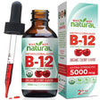 Why Not Natural Organic B12 Liquid Drops, 5000Mcg per Serving