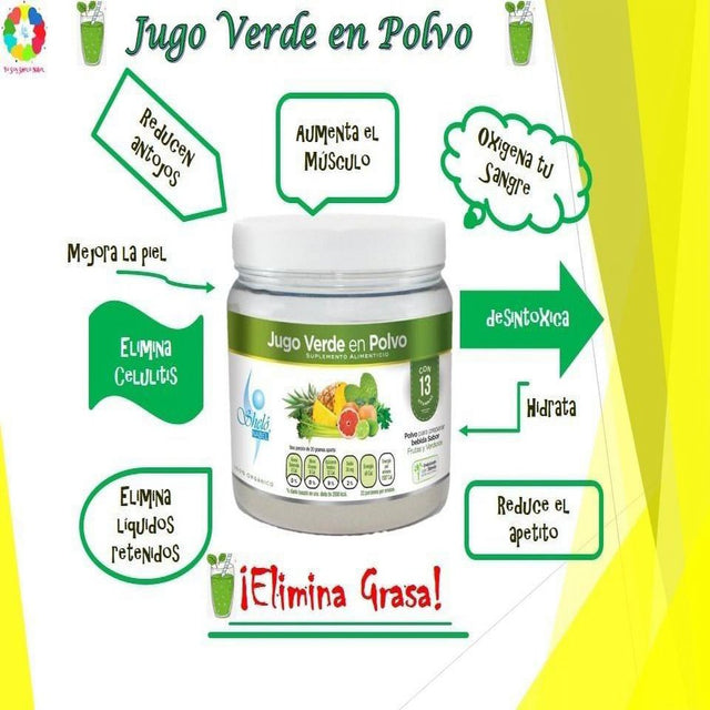 Green Juice Powder: Detoxifies and Rejuvenates Your Body - Cleanses, Alkalizes, Strengthens Immunity, Improves Liver Health and Moisturizes the Skin