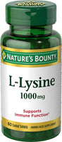 Nature'S Bounty L-Lysine 1000 Mg Tablets 60 Each - (Pack of 3)