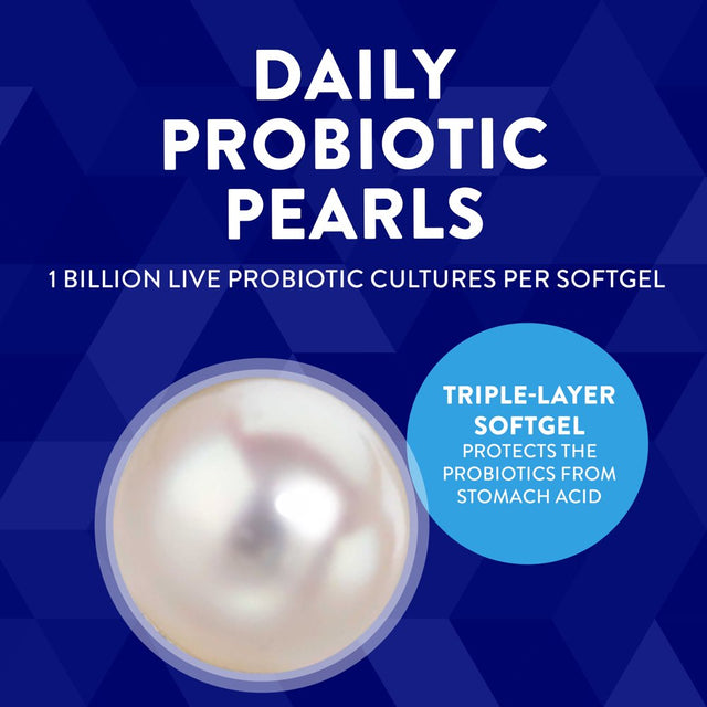 Probiotic Pearls Acidophilus Digestive Health Softgels*, 1 Billion Cultures, Unisex, 30 Count