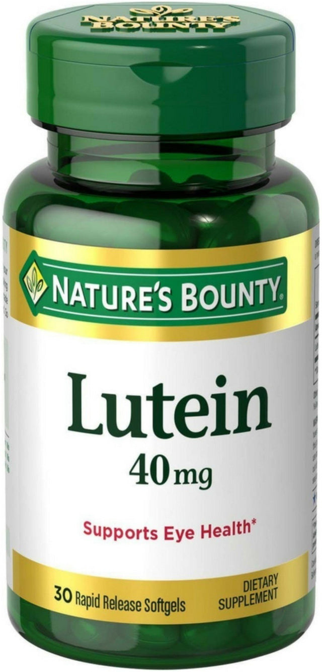 Nature'S Bounty Lutein 40 Mg Softgels, 30 Ea (Pack of 2)