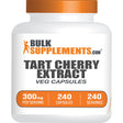 Bulksupplements.Com Tart Cherry Extract Capsules, 300Mg - Heart, Immune, and Vision Support (240 Veg Capsules - 240 Servings)