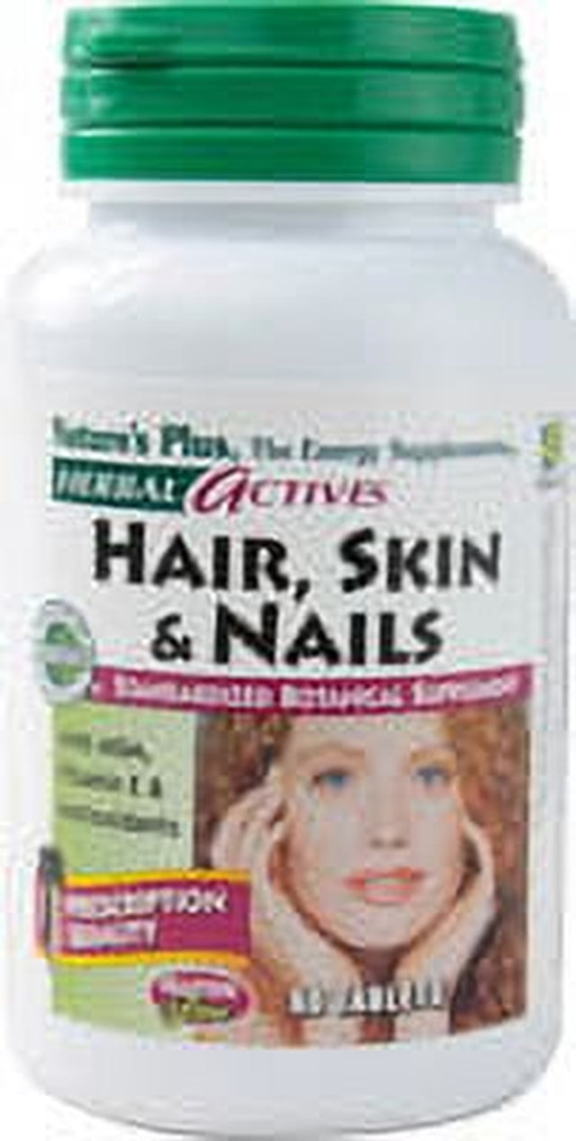 Naturesplus Herbal Actives Hair Skin & Nails -- 60 Tablets