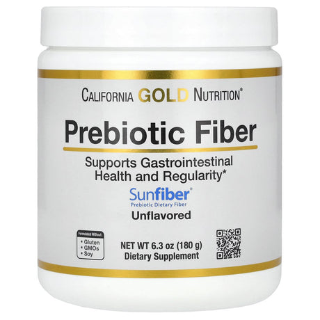 California Gold Nutrition Prebiotic Fiber, 6.3 Oz (180 G)