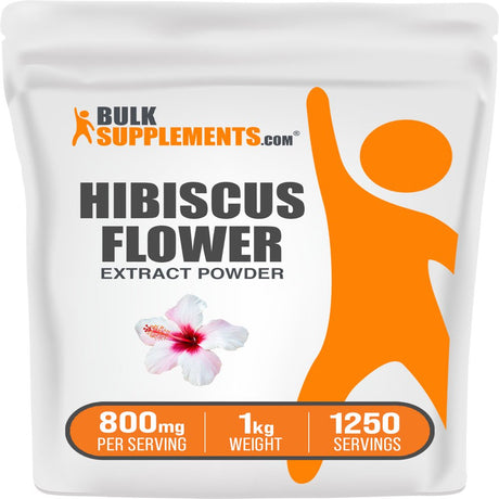 Bulksupplements.Com Hibiscus Flower Extract Powder - Ayurvedic Powders for Hair Growth - Hibiscus Supplement - Hibiscus Powder (1 Kilogram)