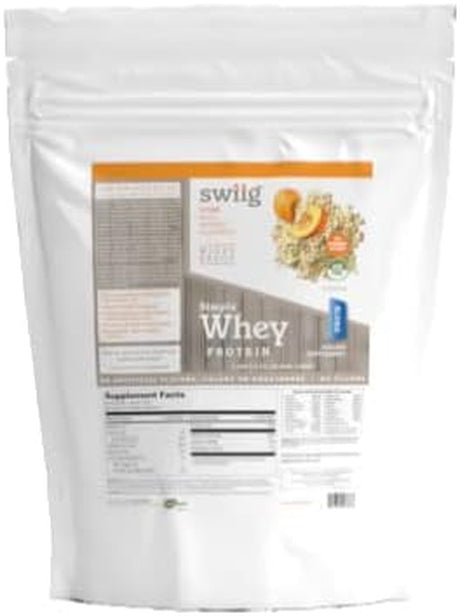 Swiig Simple Whey Blend - No Sugar Added, Pumpkin, No GMO Ingredients, No Artificial Flavors, Colors or Sweeteners, No Fillers, 2.2Lb Bag