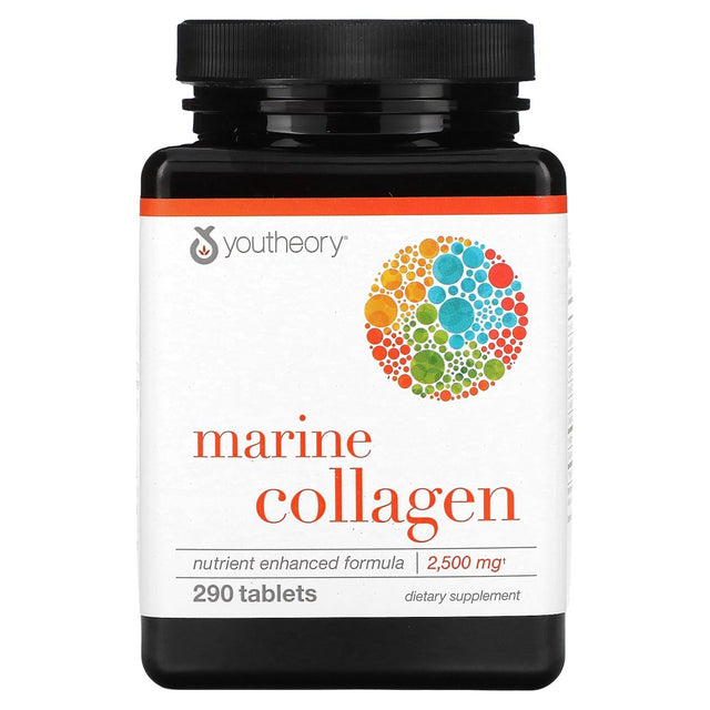 Youtheory, Marine Collagen, 500 Mg, 290 Tablets