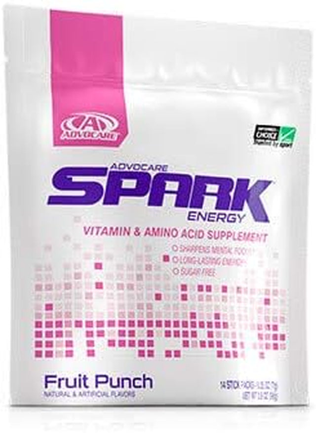 Advocare Spark Fruit Punch Stick Packs