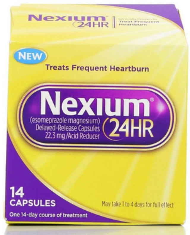 Nexium 24HR Capsules 14 Ea