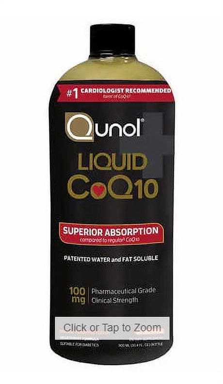 Qunol Liquid Coq10 100 Mg., 30.4 Ounces