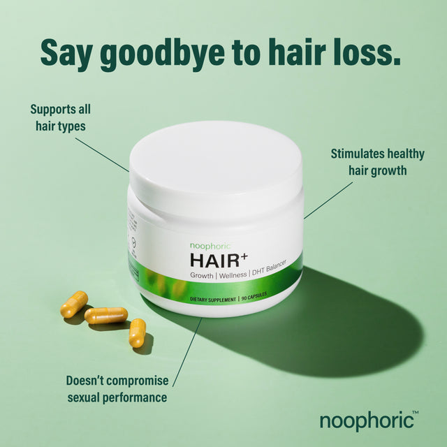 Hair Vitamins for Hair Growth for Women and Men - Saw Palmetto - Noophoric