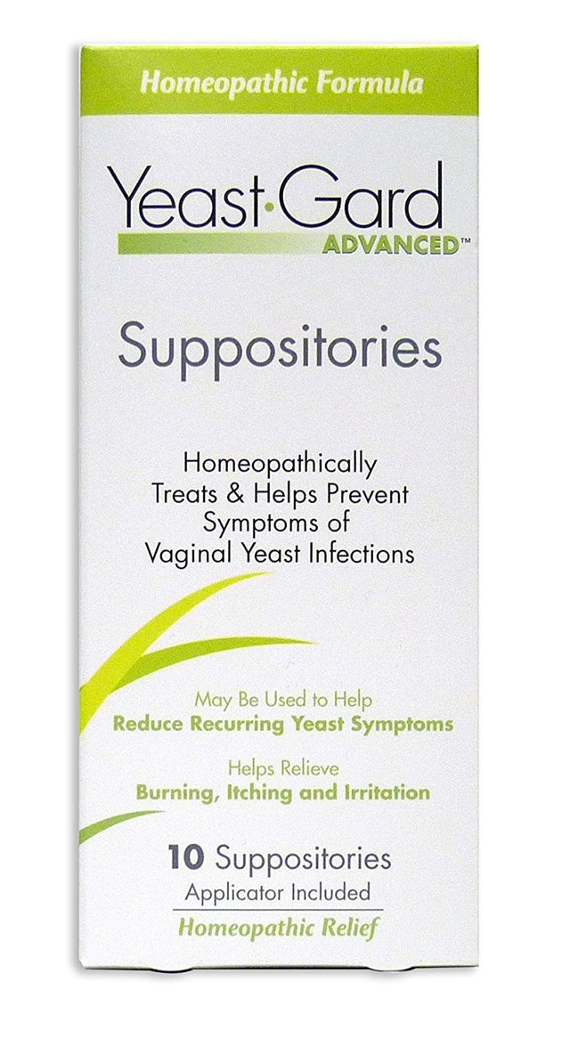 Yeastgard Advanced Vaginal Yeast Infection Feminine Suppositories, 10-Count