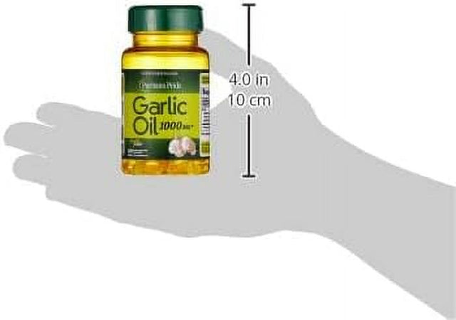 Puritan'S Pride Garlic Oil 1000 Mg 100 Softgels