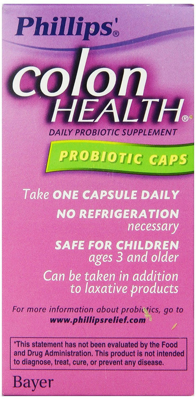 Phillips' Colon Health Probiotic One Daily Capsules, 30 Ct