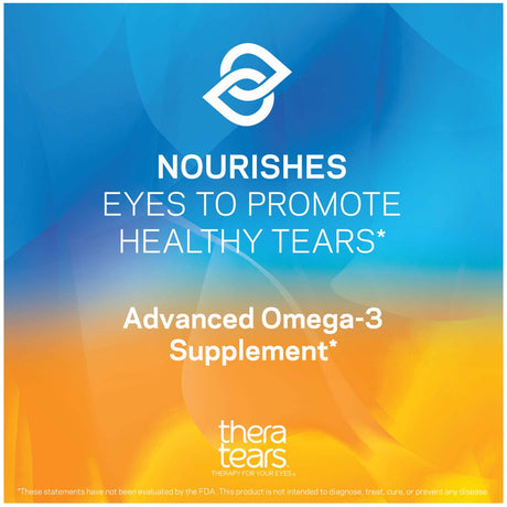 Theratears 1200Mg Omega 3 Supplement for Eye Nutrition, 90 Count