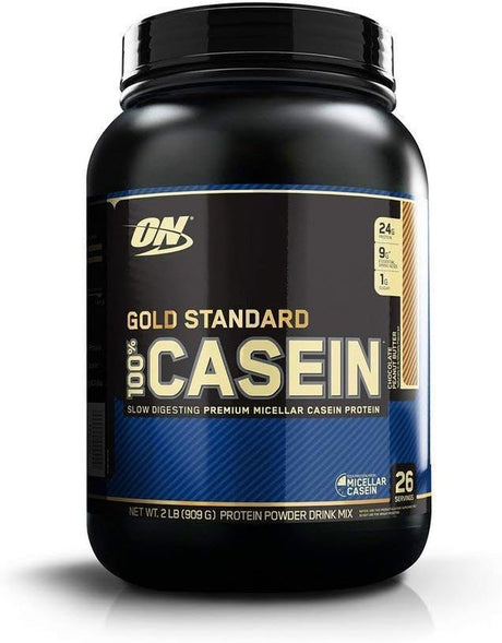 Optimum Nutrition Gold Standard 100% Micellar Casein Protein Powder, Slow Digesting, Helps Keep You Full, Overnight Muscle Recovery, Chocolate Peanut Butter, 2 Pound (Packaging May Vary)