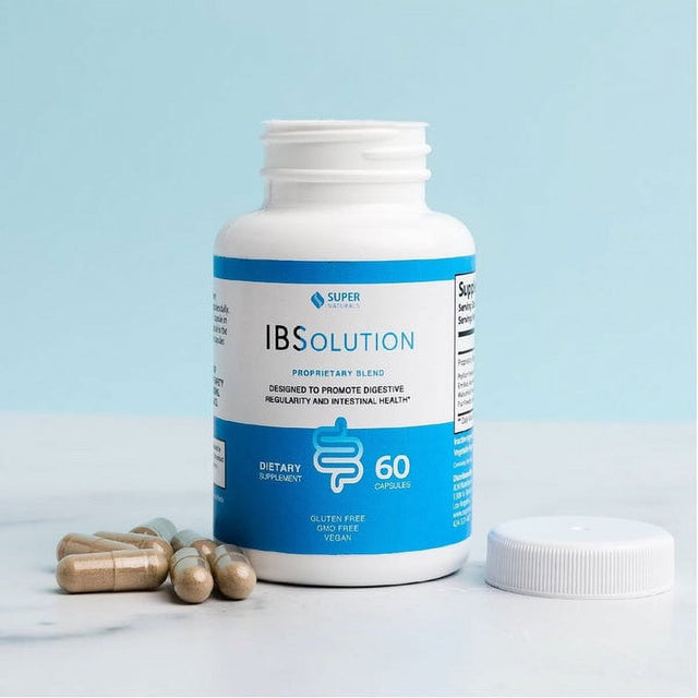 Ibsolution - Bowel Relief Capsules - All-Natural Supplement to Support Digestive Health, Gas, Bloating, Diarrhea and Constipation - Made in USA - Non-Gmo, Gluten Free, & Vegan (60 Capsules)