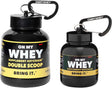 Single Scoop (75Cc) + Double Scoop (180Cc) Combo Pack Protein Powder and Supplement Funnel Keychain