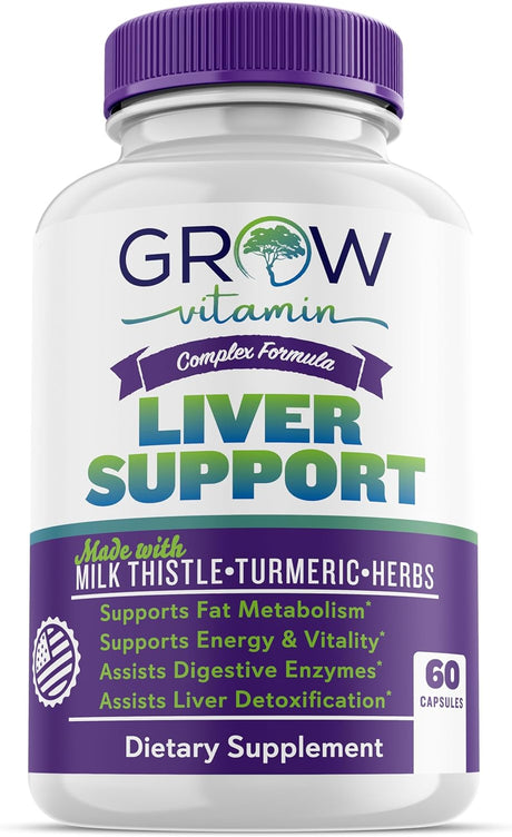 Liver Cleanse Detox & Repair Formula - Herbal Liver Support Supplement with Milk Thistle Dandelion Root Turmeric and Artichoke Extract for Liver Health, 60 Capsules