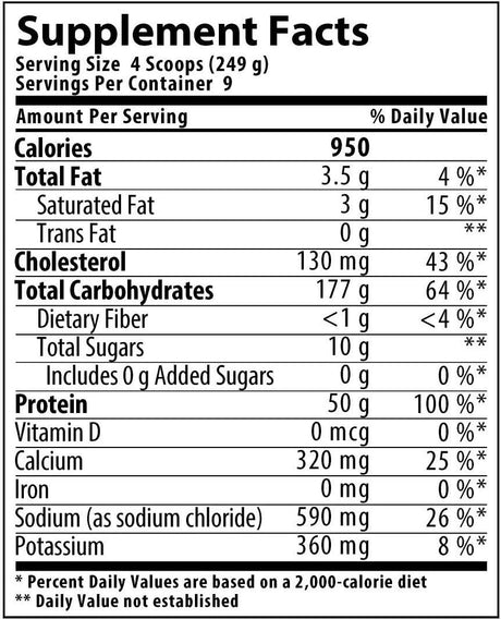 Mass Fusion Extreme Chocolate, 5 Ib, 9 Servings