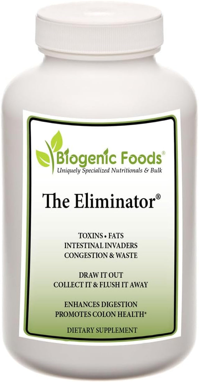 Eliminator - 26 Gentle Herbs & Nutrients - Natural Intestine & Colon Cleanser, 60 Veggie Caps