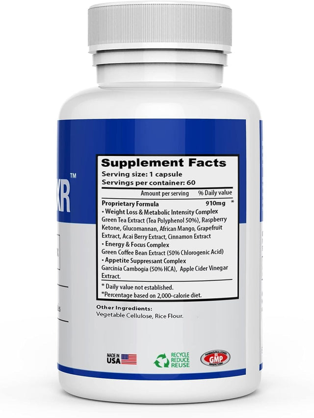 PHEN-MAXX XR 37.5 ® (Pharmaceutical Grade OTC - over the Counter - Weight Loss Diet Pills) - Advanced Appetite Suppressant - Increase Energy - Clinically Proven Ingredients